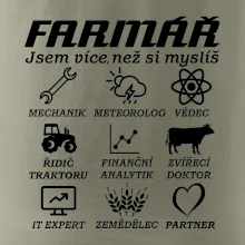Symboly farmář - Traktorista a partner