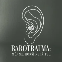 Barotrauma můj nejhorší nepřítel ucho s uzlem v lince