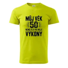 Můj věk nemá vliv na moje výkony