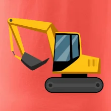 Bagr bez nápisu  z boku