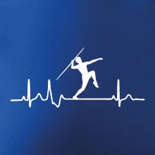 EKG hod oštěpem muž