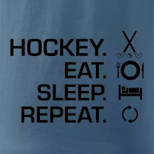 Pozemní hokej eat sleep repeat
