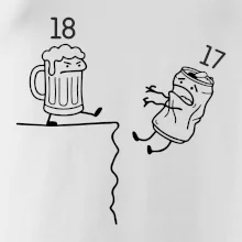 Pivo narozeniny - útes 18 let