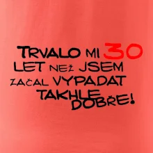 Trvalo mi 30 let než jsem začal vypadat takhle dobře