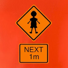 Pozor člověk next 1m (Moňas)
