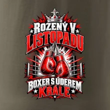 Listopadový boxer s úderem krále