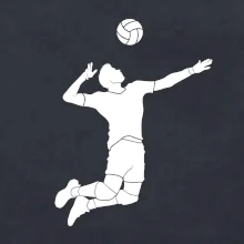 Volejbal nápřah muž