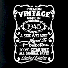 Vintage Etiketa - 1945