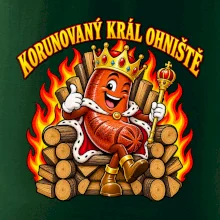 Korunovaný král ohniště