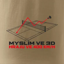 Badminton myslím ve 3d