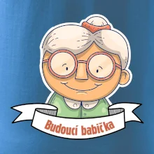 Budoucí babička kreslená