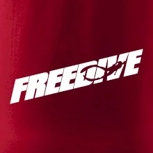 Freedive - nápis s potápěčem