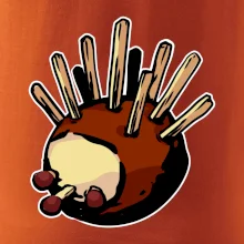 Kaštanový ježeček - prso