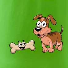 Parové triko - Pes a kost