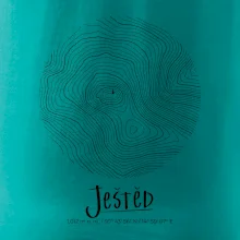 Ještěd - vrstevnice v kruhu