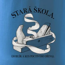 Stará škola hoblík a kus poctivýho dřeva