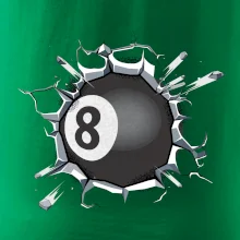 Kulečníková koule v triku