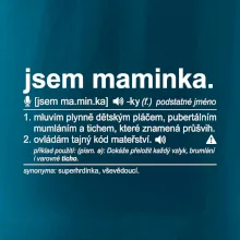 Jsem maminka. Mluvím plynně dětským pláčem bíle
