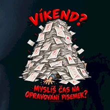 Víkend učitele pod hromadou písemek k opravě
