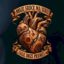 Moje srdce má suky ale drží pevně