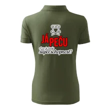 Já peču - tvoje superschopnost? rovný nápis