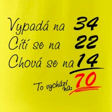 Vypadá, cítí se, chová se - 70 let