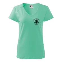 Český lev erb na prsu a na zádech