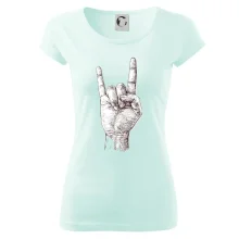 Rocková ruka kreslená