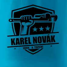 Instalatér - Erb vlastní nápis