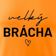 Velký brácha - nápis na prsou