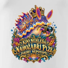 Král makra nahožábří plž s fotoaparátem