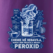 Chemie mě nebavila dokud jsem nezačala míchat peroxid