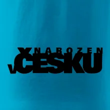 Nápis - Narozen v Česku