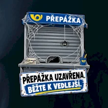 Přepážka uzavřena běžte k vedlejší