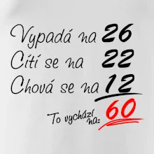 Vypadá, cítí se, chová se - 60 let