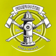 Firefighter logo Fire and rescue