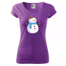 Sněhulák se šálou