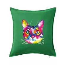 Kočka duhová hlava