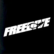 Freedive - nápis s potápěčem