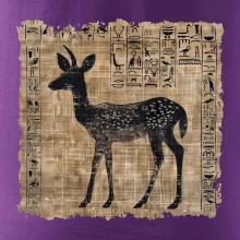 Egyptské hieroglyfy srnka