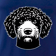 Lagotto romagnolo hlava na prsu