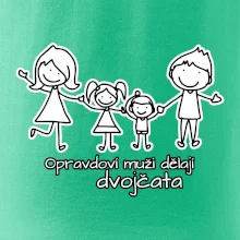 Opravdoví muži dělají dvojčata - holka kluk