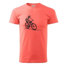 MTB kreslený cyklista