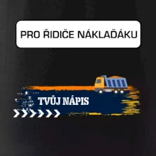 Stavba - vlastní nápis - náklaďák