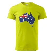 Austrálie - vlajka mapa