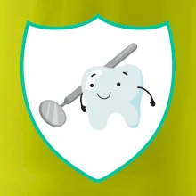 Zoubek na prsu - zrcátko