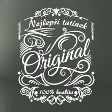 Vintage nejlepší tatínek 100% kvalita