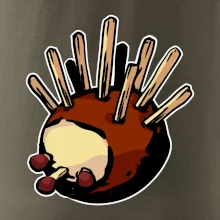 Kaštanový ježeček - prso