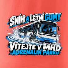 Sníh a letní gumy MHD adrenalin park