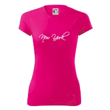 New York nápis psacím